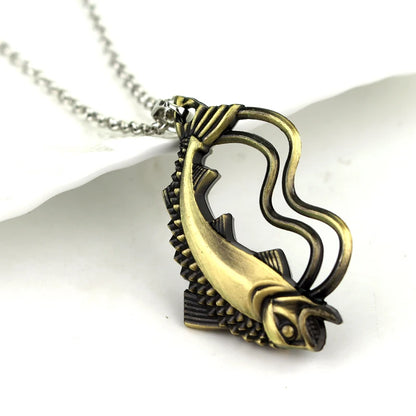 Fire and Blood House Targaryen Dragon Necklace A Song of Ice and Fire Metal Pendant Necklace for Women Men Fans Choker Jewelry