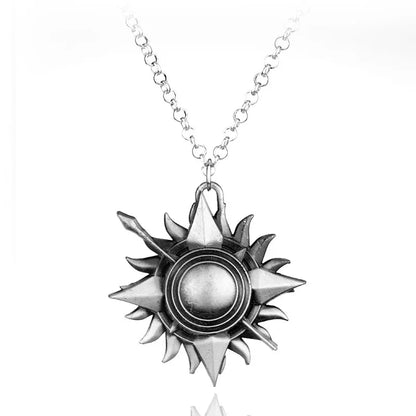 Fire and Blood House Targaryen Dragon Necklace A Song of Ice and Fire Metal Pendant Necklace for Women Men Fans Choker Jewelry