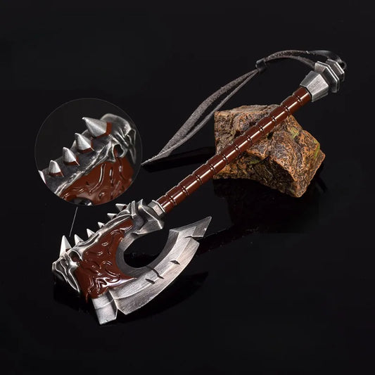 Fiction Edge Gorehowl Mini Axe – 19cm Metal Garrosh Hellscream Replica