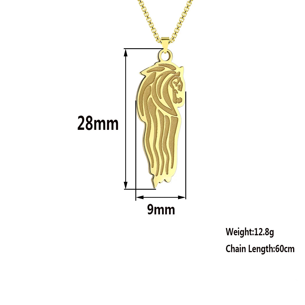 Rohan Crest Pendant | Riders of Rohan Necklace | LOTR Jewelry