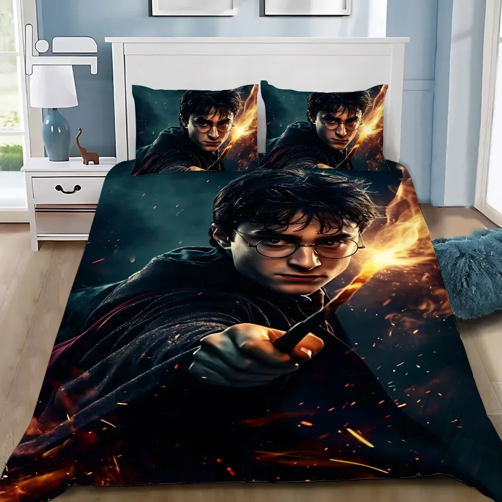 Harry Potter Duvet Cover Set | Bedding for Kids & Adults | Single to Large Sizes