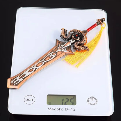 Fiction Edge Ashkandi Mini Greatsword – 22cm Nefarian Metal WoW Replica
