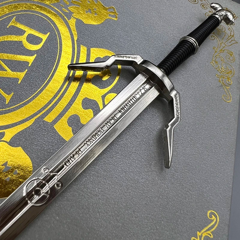 Geralt’s Silver Sword Mini Metal Replica – The Witcher Collectible