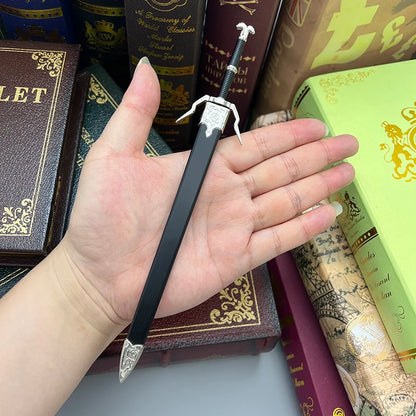 Geralt’s Silver Sword Mini Metal Replica – The Witcher Collectible