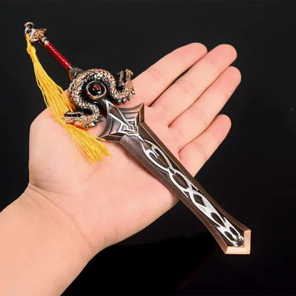 Fiction Edge Ashkandi Mini Greatsword – 22cm Nefarian Metal WoW Replica