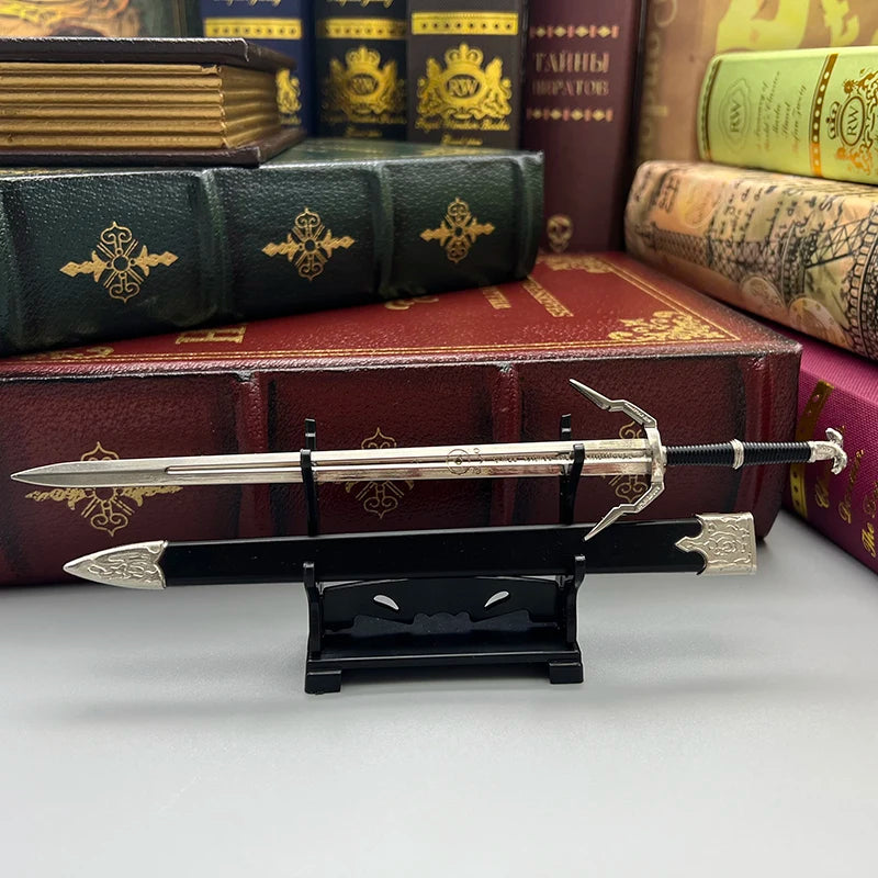 Geralt’s Silver Sword Mini Metal Replica – The Witcher Collectible