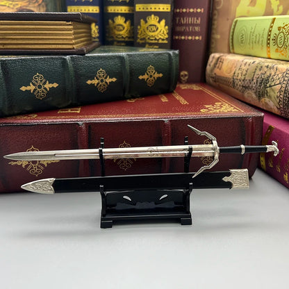 Geralt’s Silver Sword Mini Metal Replica – The Witcher Collectible