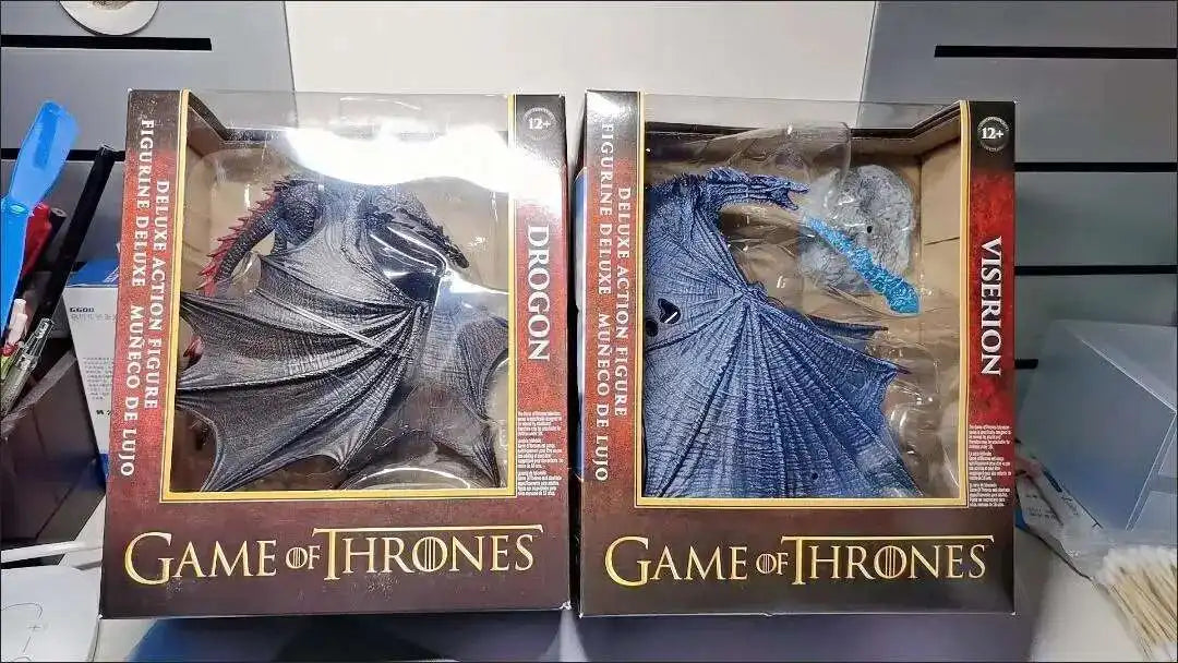 Viserion Frost Wyrm Dragon Figure – Game of Thrones Collectible