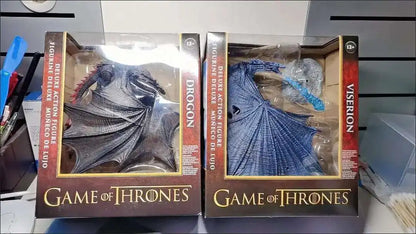 Viserion Frost Wyrm Dragon Figure – Game of Thrones Collectible