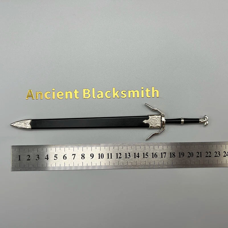 Geralt’s Silver Sword Mini Metal Replica – The Witcher Collectible