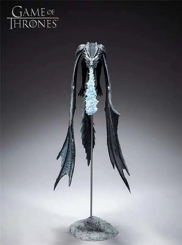 Viserion Frost Wyrm Dragon Figure – Game of Thrones Collectible