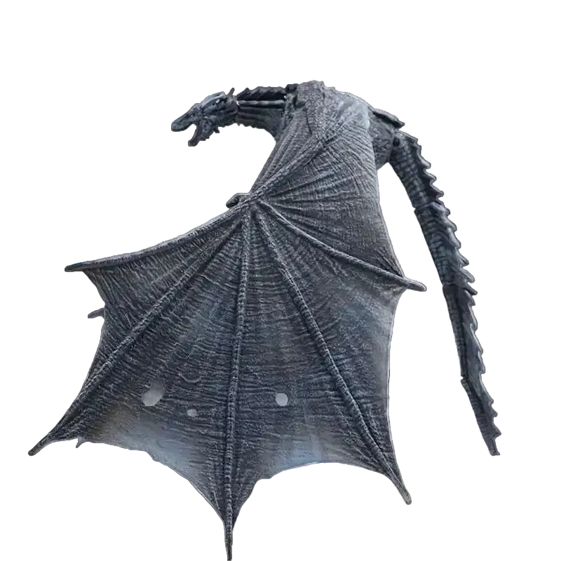 Viserion Frost Wyrm Dragon Figure – Game of Thrones Collectible