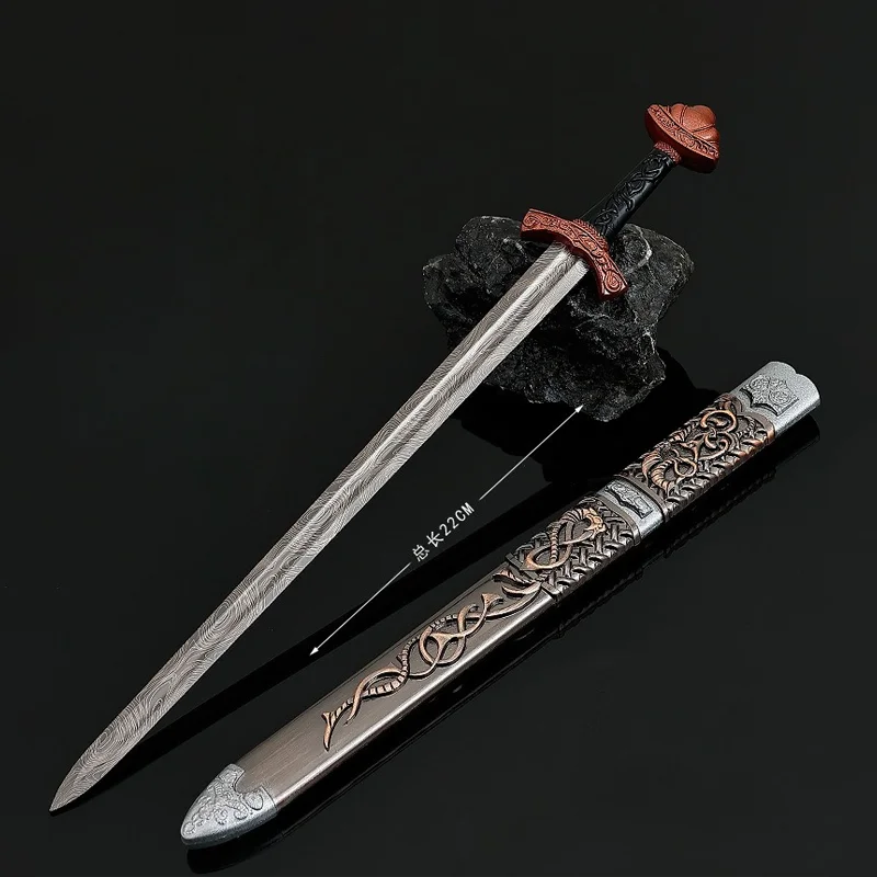 Mini Viking Sword Model – 22cm Decorative Norse Longsword Collectible