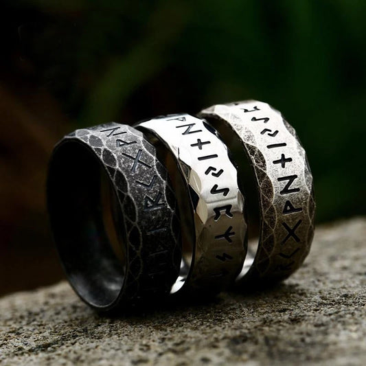 Odin Rune Viking Amulet Ring – Norse Stainless Steel Ring