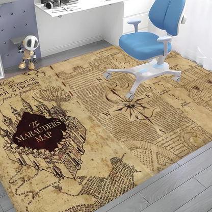 Fiction Edge | Harry Potter Hallway Carpet | Washable Non-Slip Area Rug