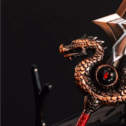 Fiction Edge Ashkandi Mini Greatsword – 22cm Nefarian Metal WoW Replica