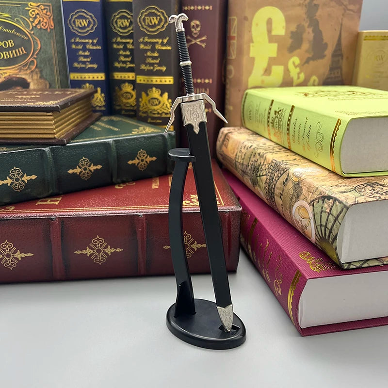 Geralt’s Silver Sword Mini Metal Replica – The Witcher Collectible