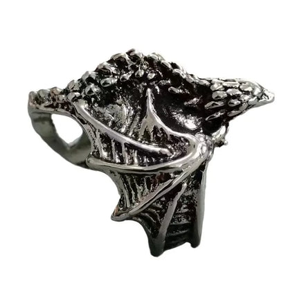 Game of Thrones Black Dragon Opening Rings for Women Men Retro Personality Hip Hop Rock Finger Jewelry Dragon Family Accessories