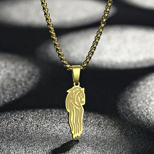 Rohan Crest Pendant | Riders of Rohan Necklace | LOTR Jewelry