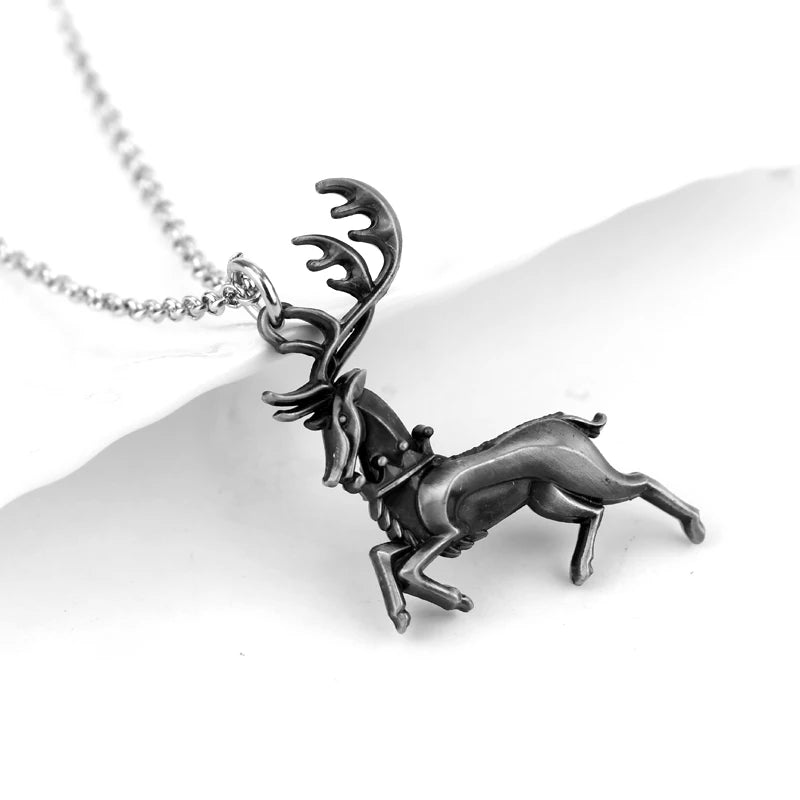 Fire and Blood House Targaryen Dragon Necklace A Song of Ice and Fire Metal Pendant Necklace for Women Men Fans Choker Jewelry