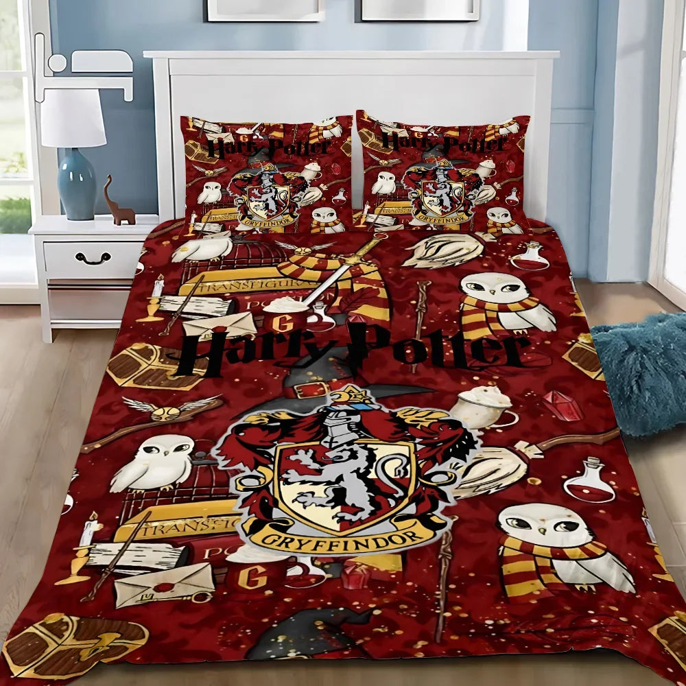 Harry Potter Duvet Cover Set | Bedding for Kids & Adults | Single to Large Sizes