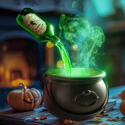 Halloween Magic Wizard Bowl – Floating Bottle & Mist Diffuser Prop