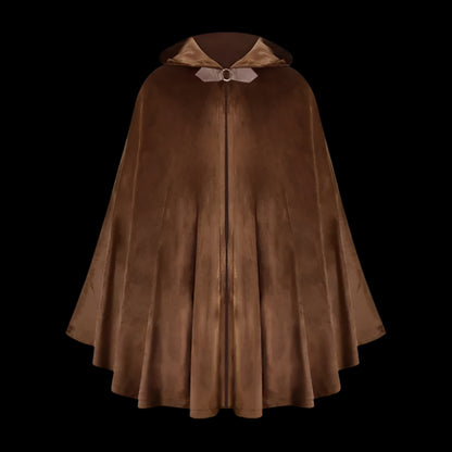 Gothic Hooded Cape | Medieval Velvet Cloak | FictionEdge