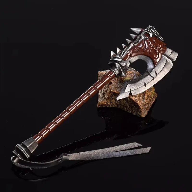 Fiction Edge Gorehowl Mini Axe – 19cm Metal Garrosh Hellscream Replica