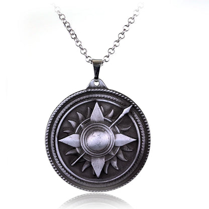 Fire and Blood House Targaryen Dragon Necklace A Song of Ice and Fire Metal Pendant Necklace for Women Men Fans Choker Jewelry