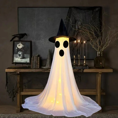 Halloween Glowing Ghosts – Outdoor Yard & Porch Decorations