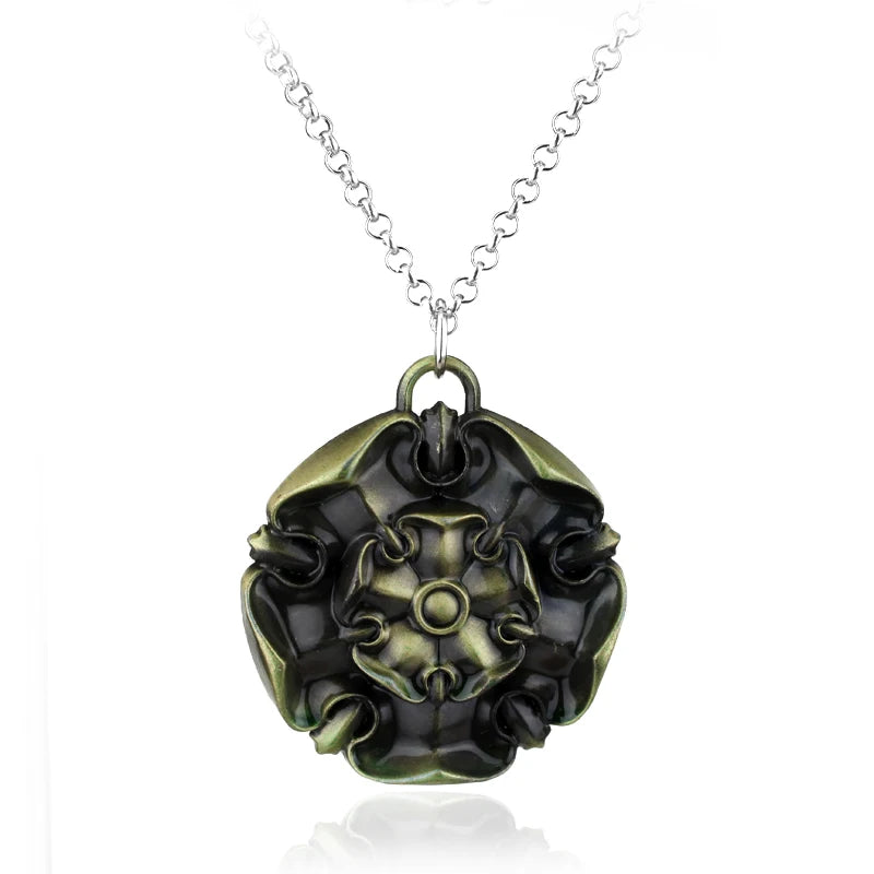 Fire and Blood House Targaryen Dragon Necklace A Song of Ice and Fire Metal Pendant Necklace for Women Men Fans Choker Jewelry