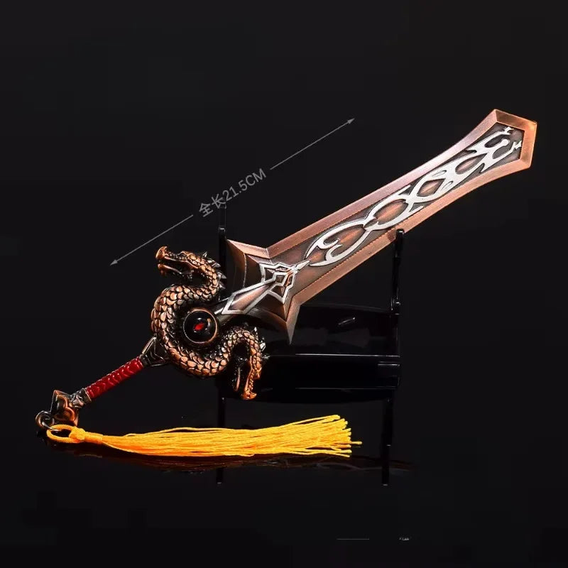 Fiction Edge Ashkandi Mini Greatsword – 22cm Nefarian Metal WoW Replica