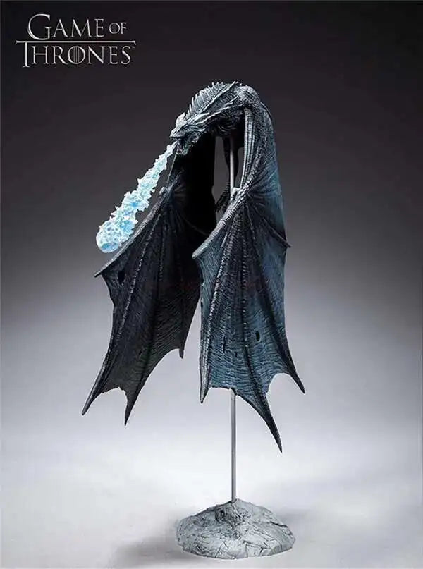 Viserion Frost Wyrm Dragon Figure – Game of Thrones Collectible