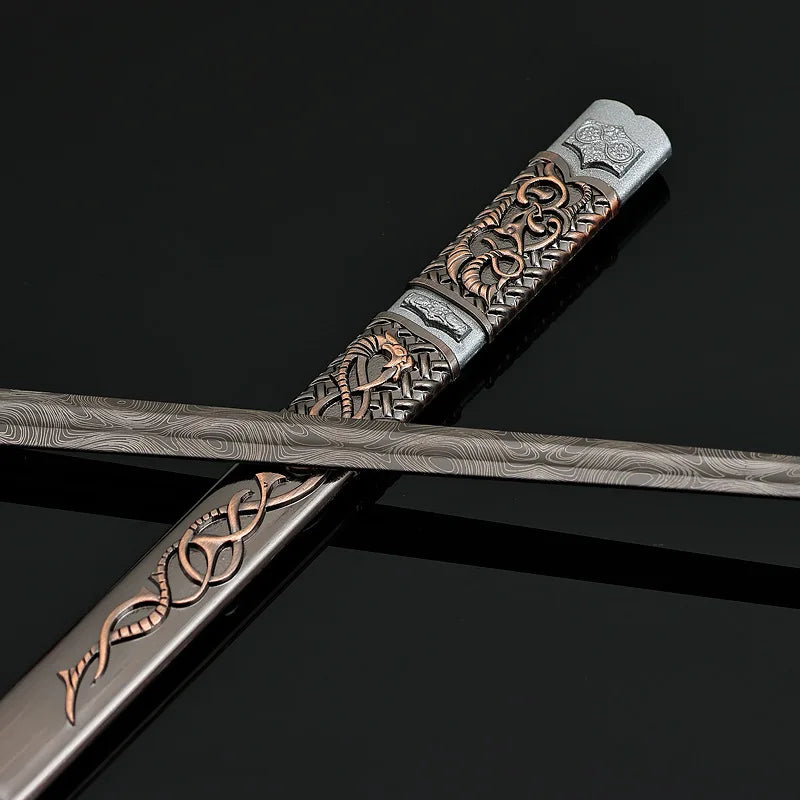 Mini Viking Sword Model – 22cm Decorative Norse Longsword Collectible