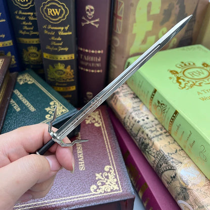 Geralt’s Silver Sword Mini Metal Replica – The Witcher Collectible