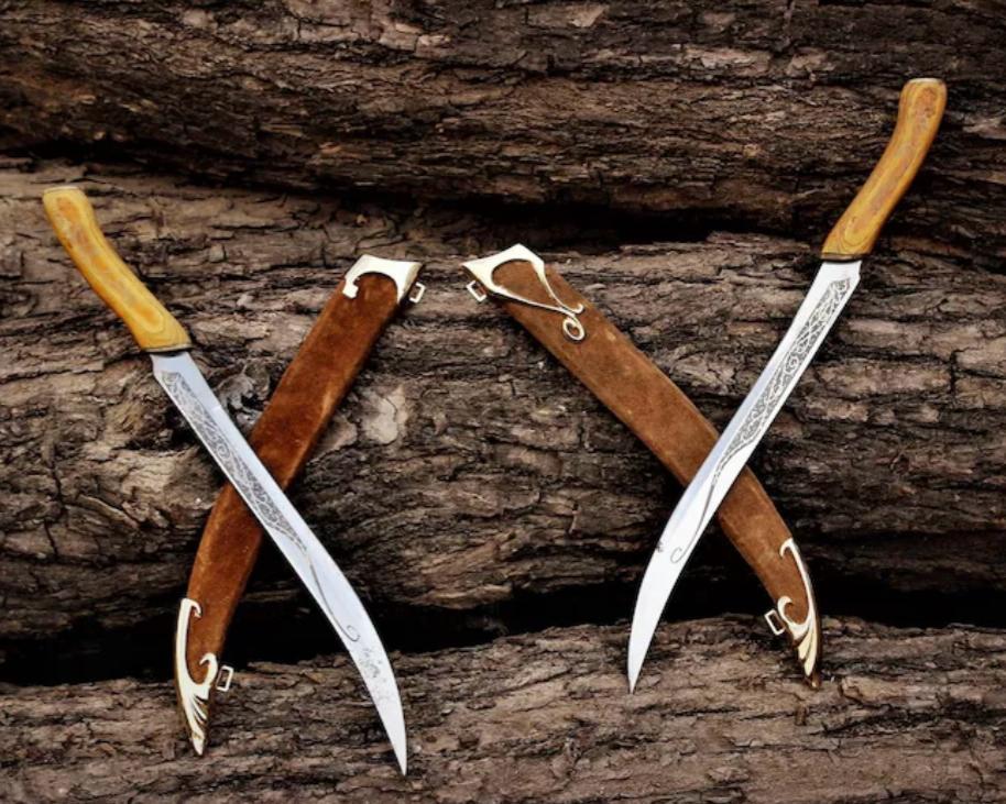 Legolas’ Elven Daggers | Twin Blade Set | LOTR Steel Replicas