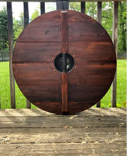 Lagertha Shieldmaiden Plank Blue Viking Shield | FictionEdge