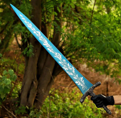 World of Warcraft Moonlight Great Sword – Glowing Blue Steel Replica