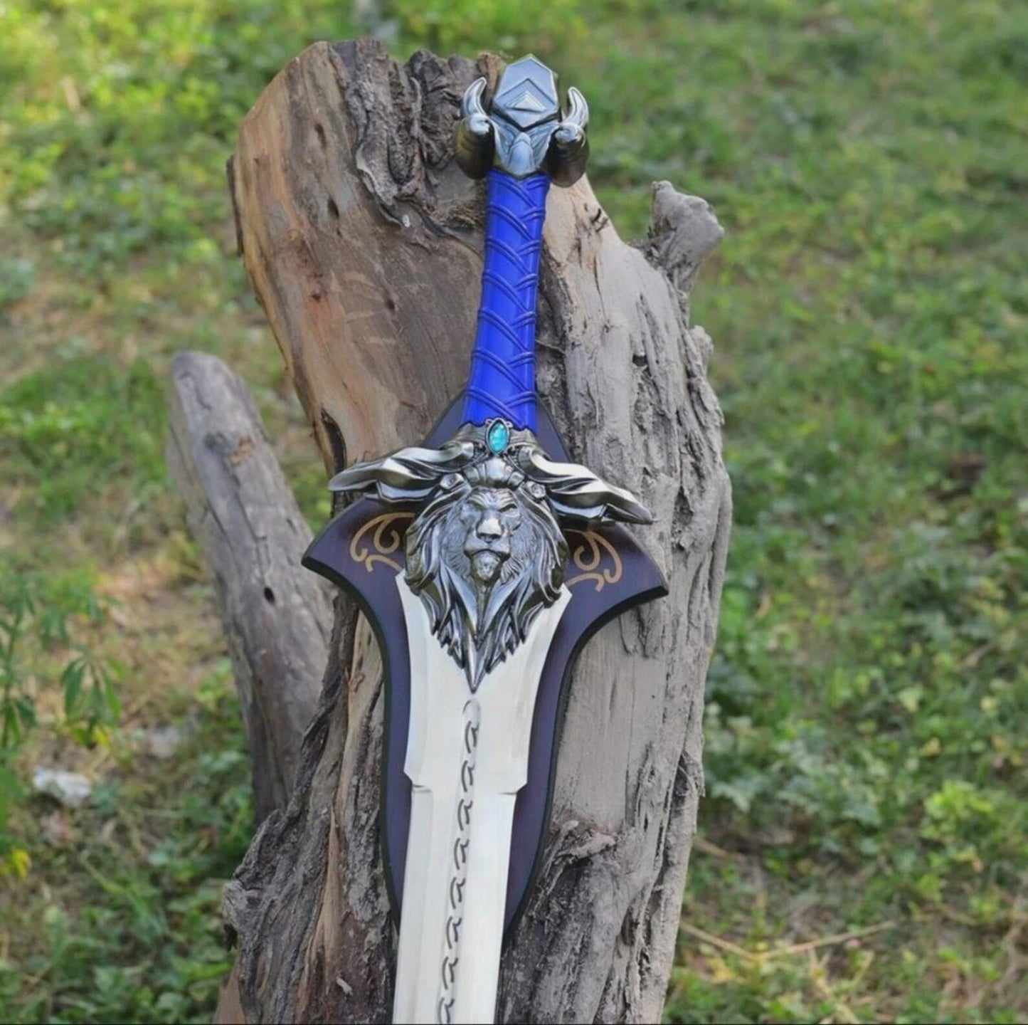 Alliance Lion Head Sword – Handmade Stormwind Steel Replica