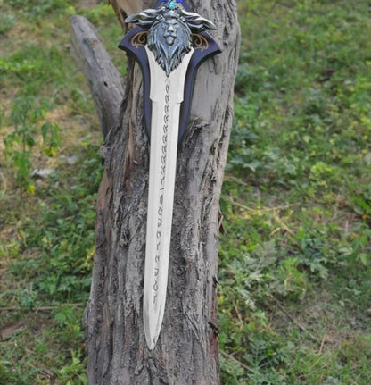 Alliance Lion Head Sword – Handmade Stormwind Steel Replica