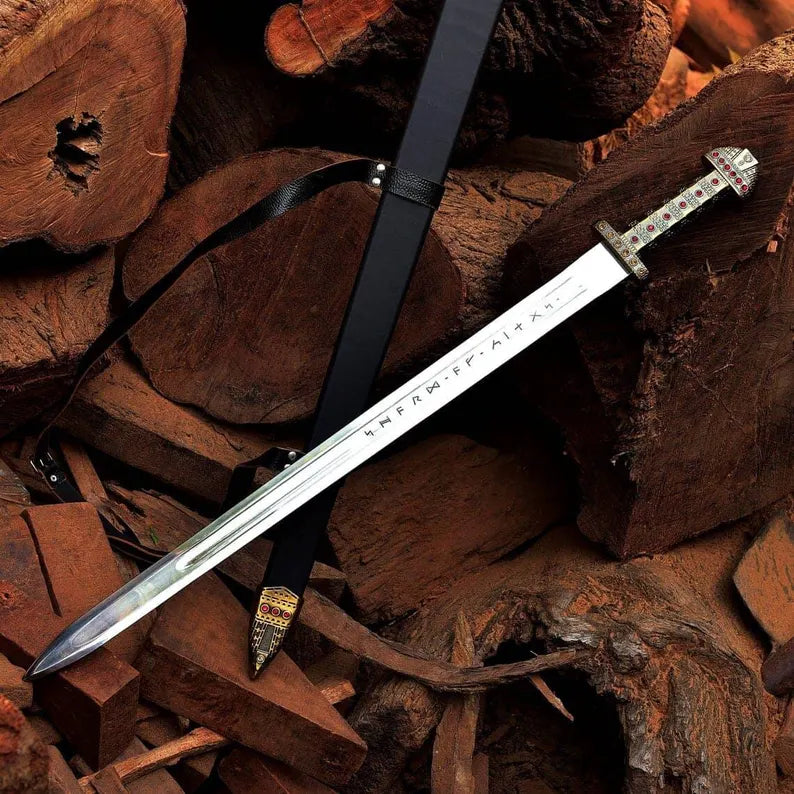 King Ragnar Lothbrok Sword Handmade | FictionEdge
