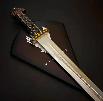 King Ragnar Lothbrok Sword Handmade | FictionEdge