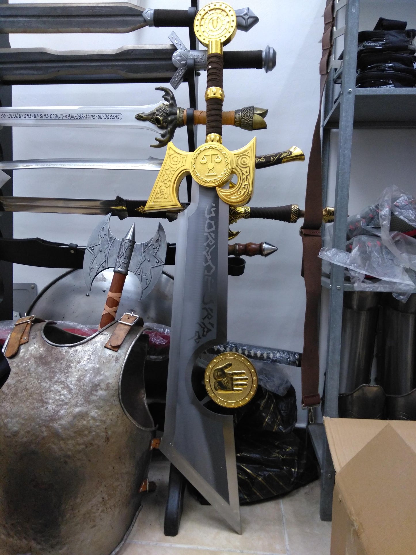 Ashbringer Stormwind Spear Sword – Heavy Steel Warcraft Replica