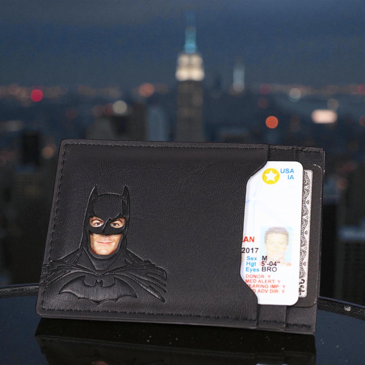 Batman ID Leather Wallet for Men