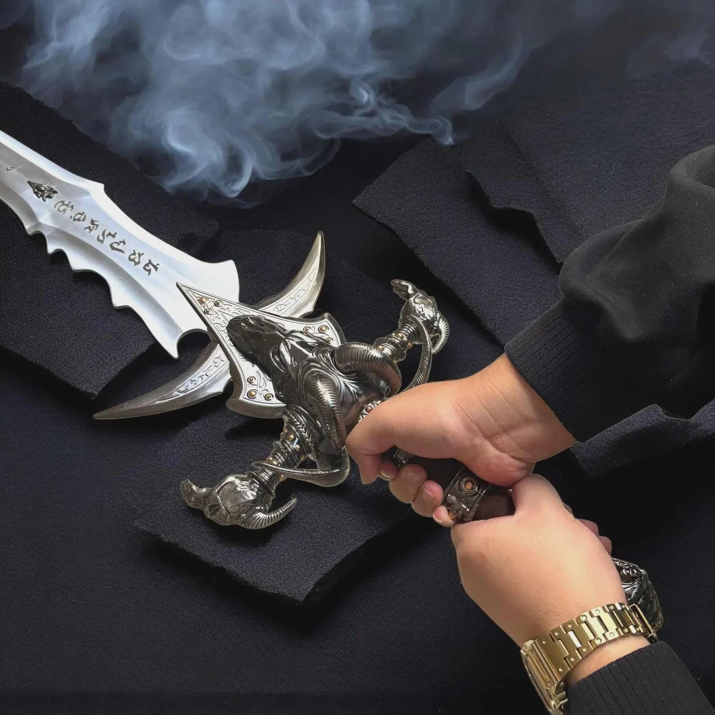 Frostmourne Sword 2.0 Replica | Steel Lich King Blade, Warcraft